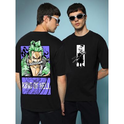 MOSS HEAD Graphic Oversized Black T-Shirt/Tee